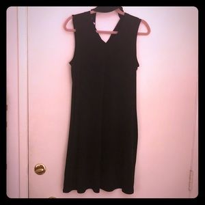 Black Choker/Sleeveless Shift Dress Size M